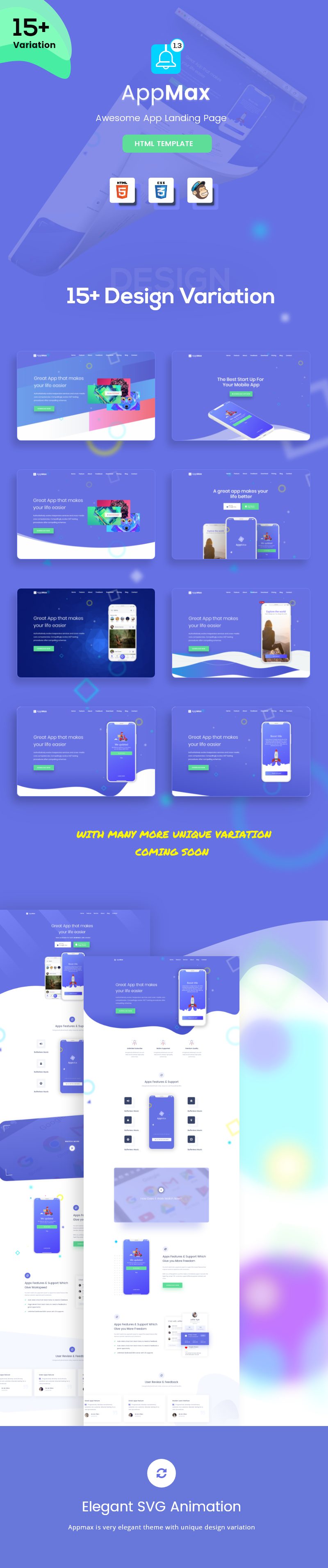 Awesome App Landing Page - AppMax - 2